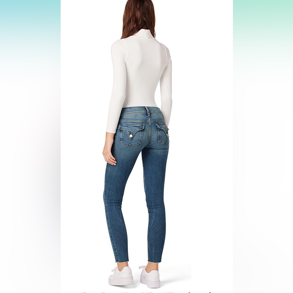 Hudson Jeans Collin Skinny Crop Sz 27 Euc
